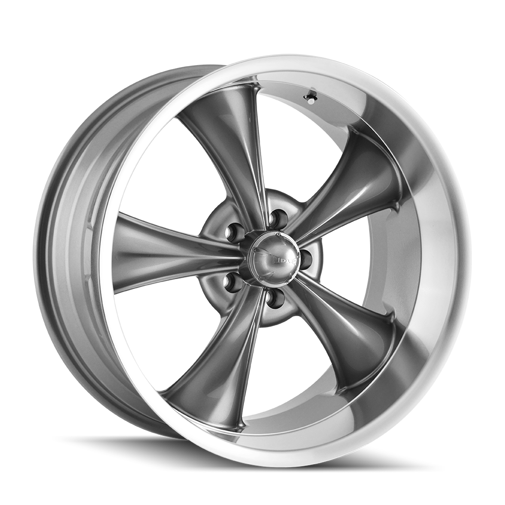RIDLER 695 695 22X9 0 5x127 GREY W/MACHINED LIP