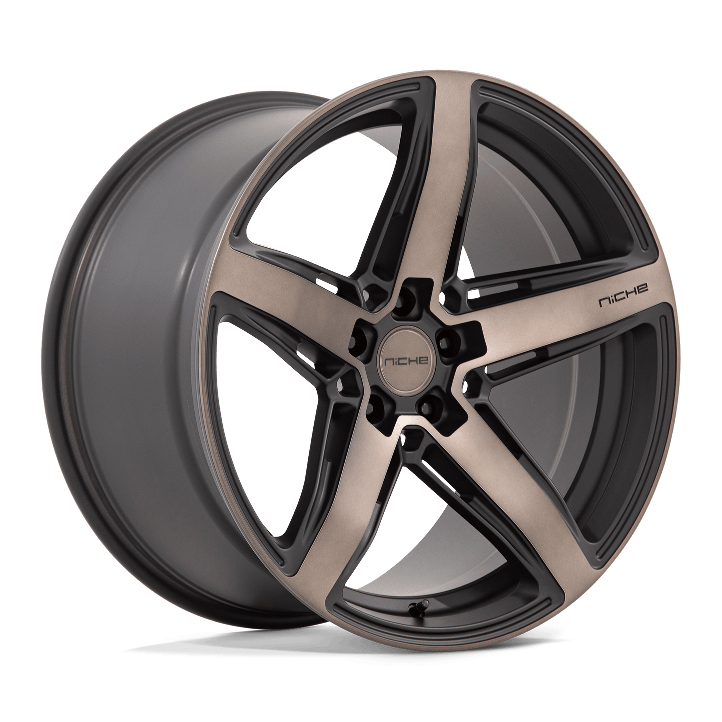 NICHE 1PC M271 TERAMO 20X11 20 5X115 MATTE BLACK WITH DOUBLE DARK TINT FACE