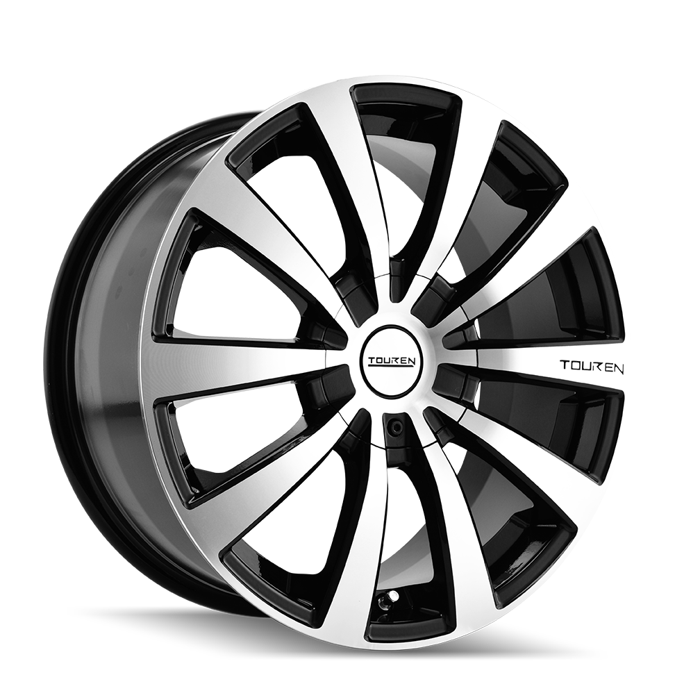 TOUREN TR3 3130 17X7 40MM 4-100/4-114.3 67.1MM BLACK/MACHINED FACE/MACHINED LIP