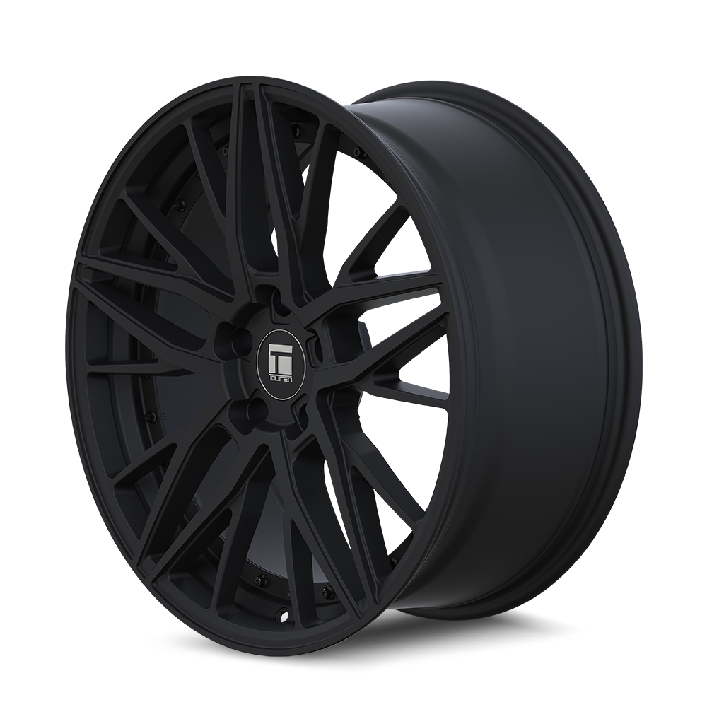 TOUREN TR93 3293 18X8 35MM 5-112 66.56MM SATIN BLACK/BLACK RIVET
