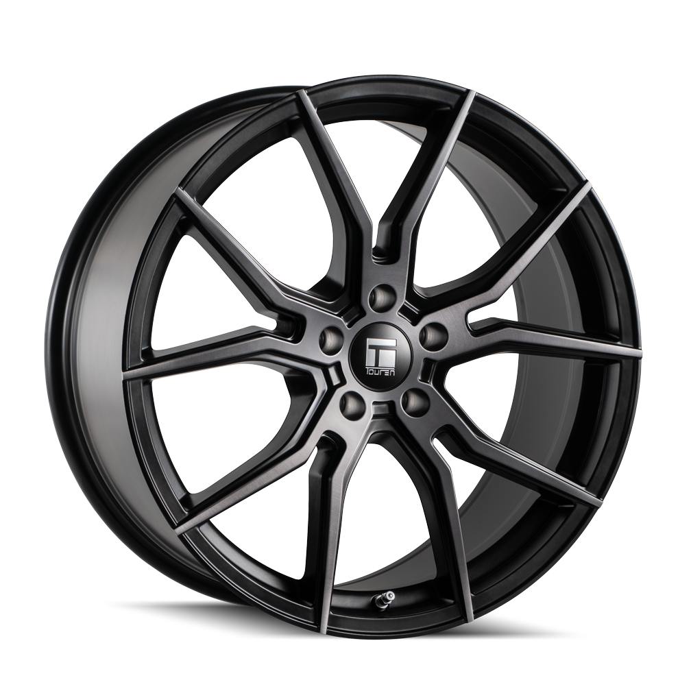 TOUREN TF01 3501 20X9 35MM 5-120 72.56MM BRUSHED MATTE BLACK W/DARK TINT