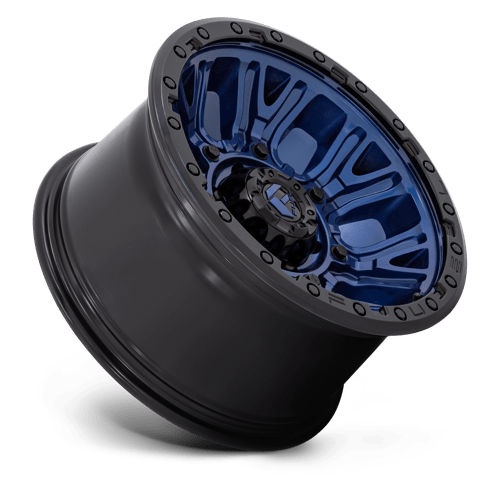 FUEL D827 TRACTION 17X9 5X5 DK-BLUE BLK-RG 1MM