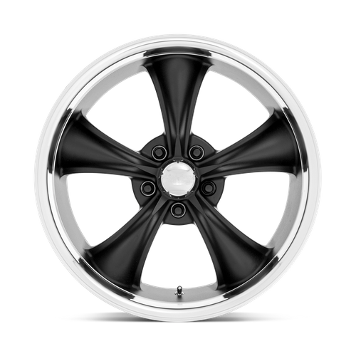 American Racing Vintage VN338 BOSS TT 20X8.5 2 5X127/5X5.0 Textured Black With Diamond Cut Lip