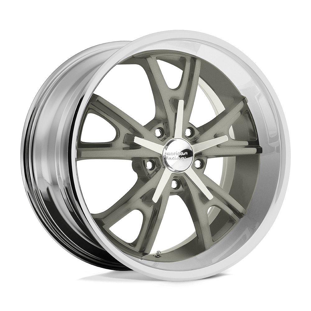 American Racing Vintage VN801 DAYTONA 20X9.5 15 5X114.3/5X4.5 Mag Gray Center Machined Lip