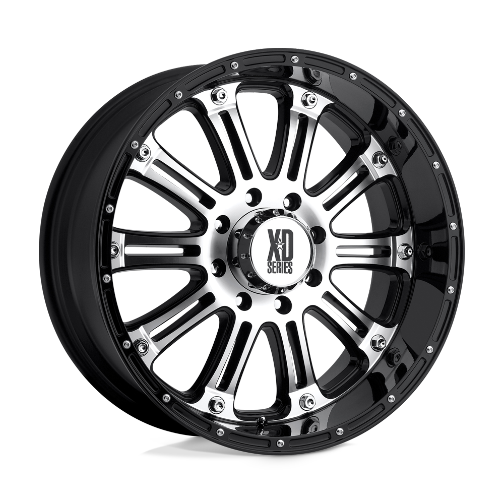 XD XD795 HOSS 17X9 18 8X165.1 GLOSS BLACK MACHINED