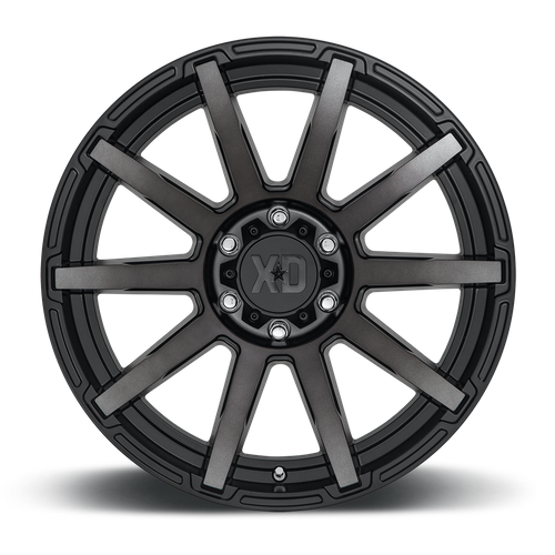 XD XD847 OUTBREAK 17X9 30 6X114.3/6X4.5 Satin Black With Gray Tint