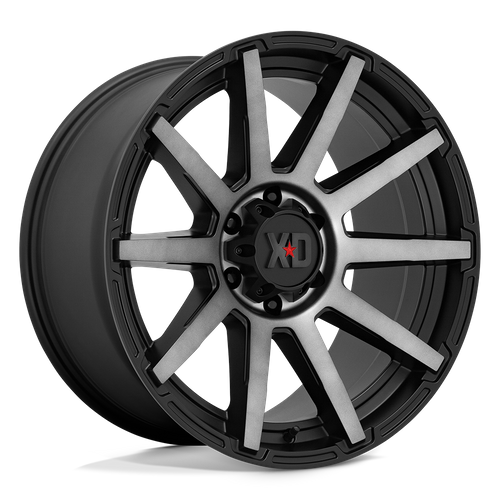 XD XD847 OUTBREAK 20X10 12 6X139.7 SATIN BLACK WITH GRAY TINT