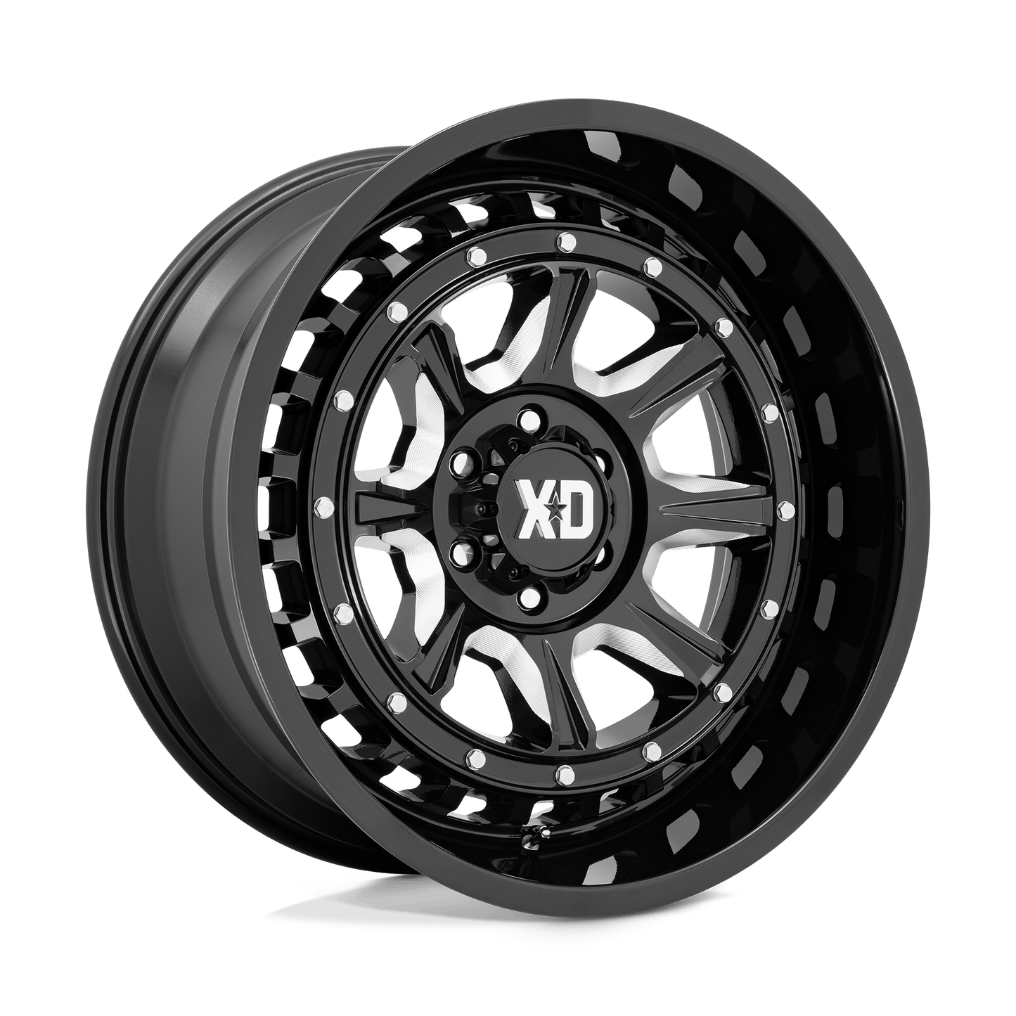 XD XD866 OUTLANDER 20X10 -18 5X127 GLOSS BLACK MILLED