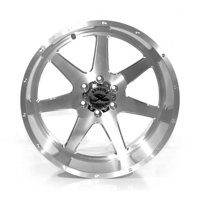 Xtreme Force XF-4 22x12 -44 6x135/6x139.7 (6x5.5) Full Brushed