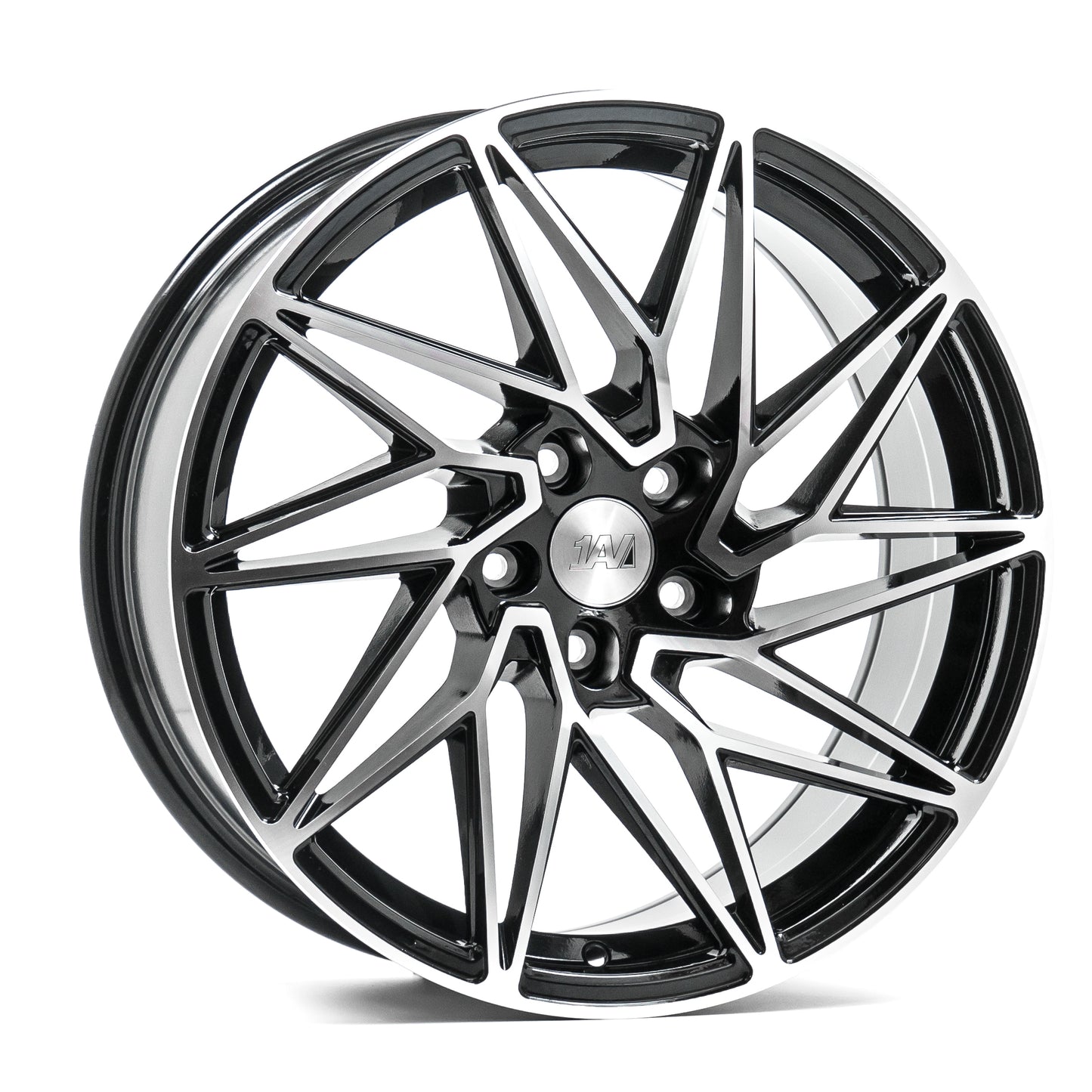 AXE ZX10 18X8 40 5X114 BLACK AND POLISHED FACE