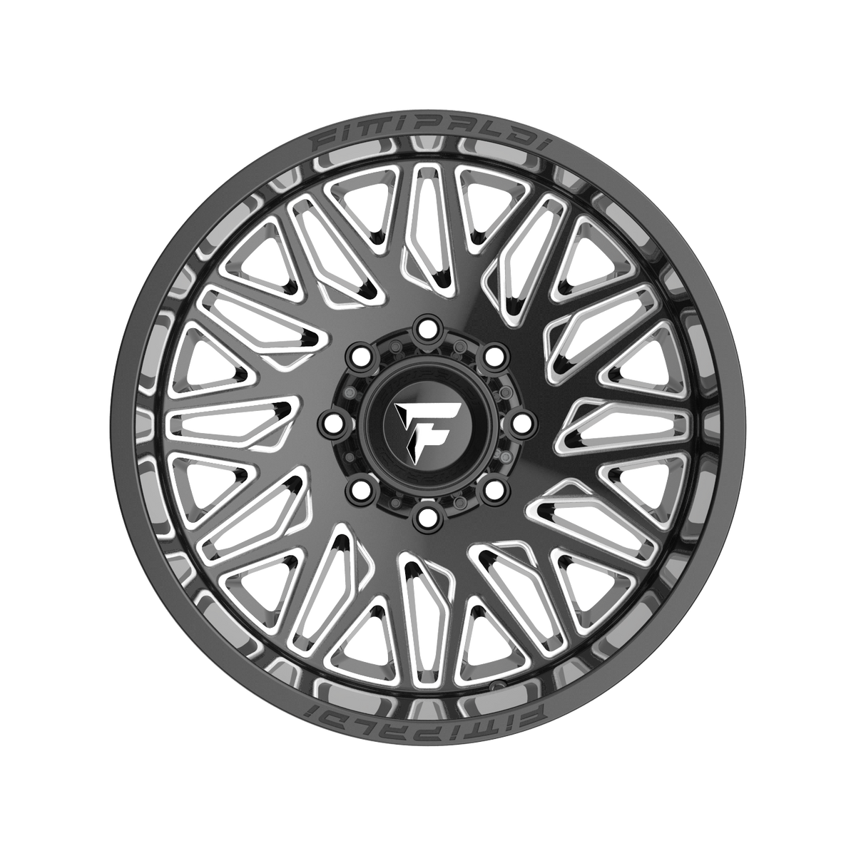 FITTIPALDI OFFROAD FA07BM 20X12, PCD 8X6.50, ET -44, CB 125.2-GLOSS BLACK MILLED
