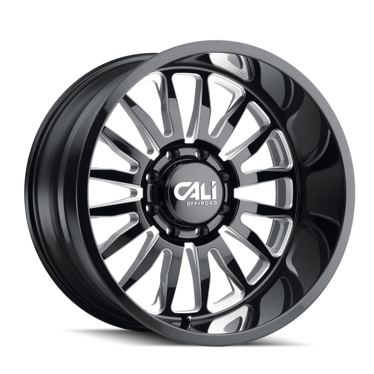 CALI OFF-ROAD SUMMIT 9110 24X14 6x139.7 -76MM 106MM GLOSS BLACK MILLED