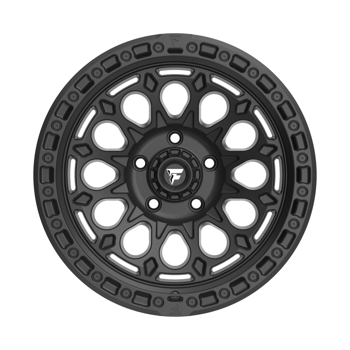 FITTIPALDI OFFROAD FT101SB 17X9, PCD 5X5.00, ET -12, CB 71.5-SATIN BLACK