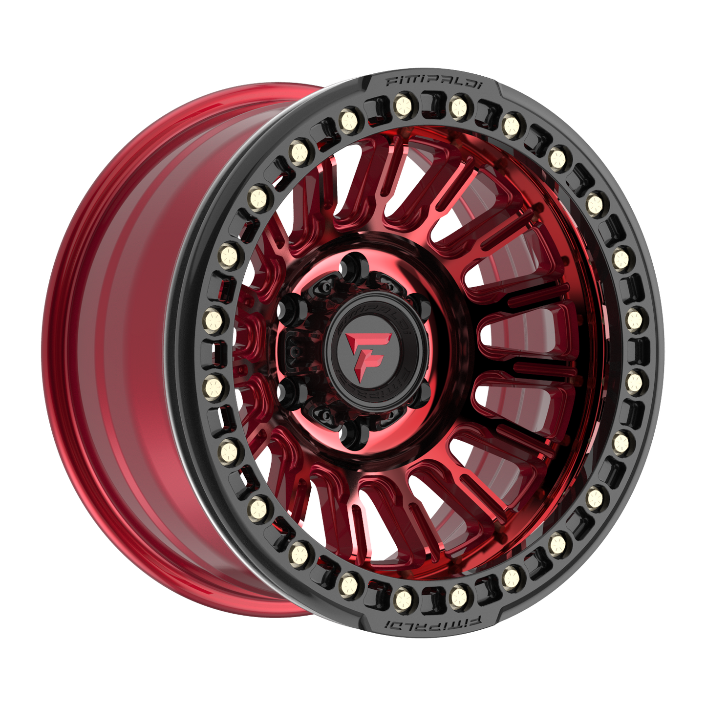 FITTIPALDI FB152R 17X9, PCD 6X5.50, ET -38, CB 106.2-METALLIC RED WITH RED TINT