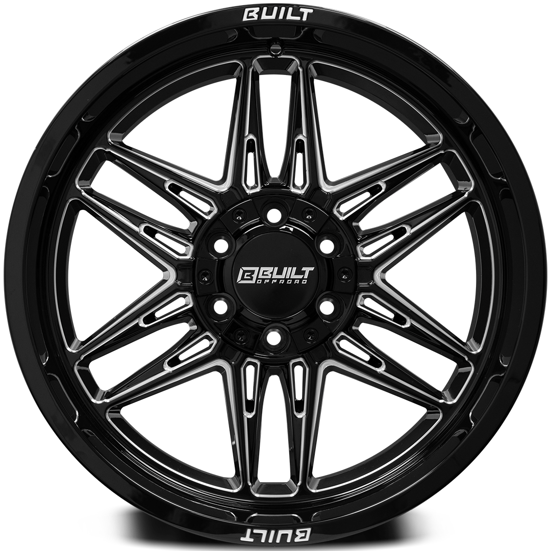 Built Offroad BTO-5 20x10 -19mm 6x135-6x139 Gloss Black
