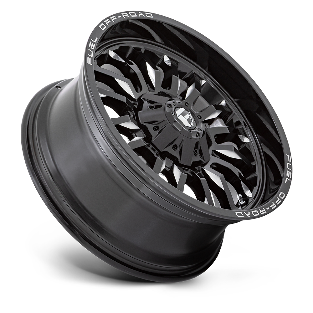 Fuel 1PC D795 ARC 20X9 1 5X114.3/5X127/5X4.5/5.0 Gloss Black Milled