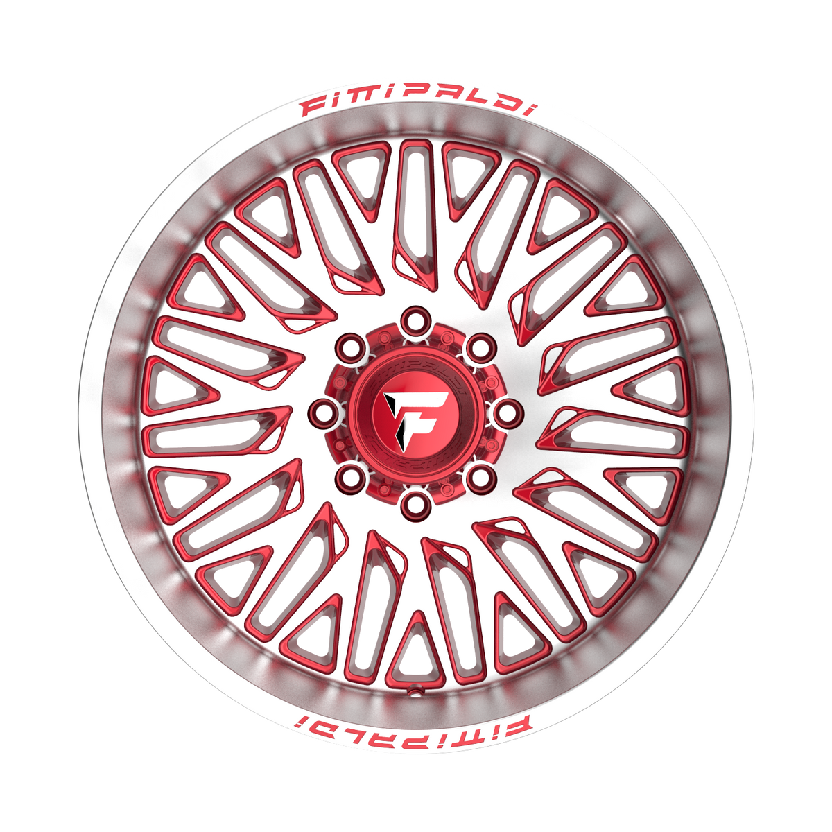 FITTIPALDI OFFROAD FA07MR 22X12, PCD 8X6.50, ET -44, CB 125.2-GLOSS RED MACHINED