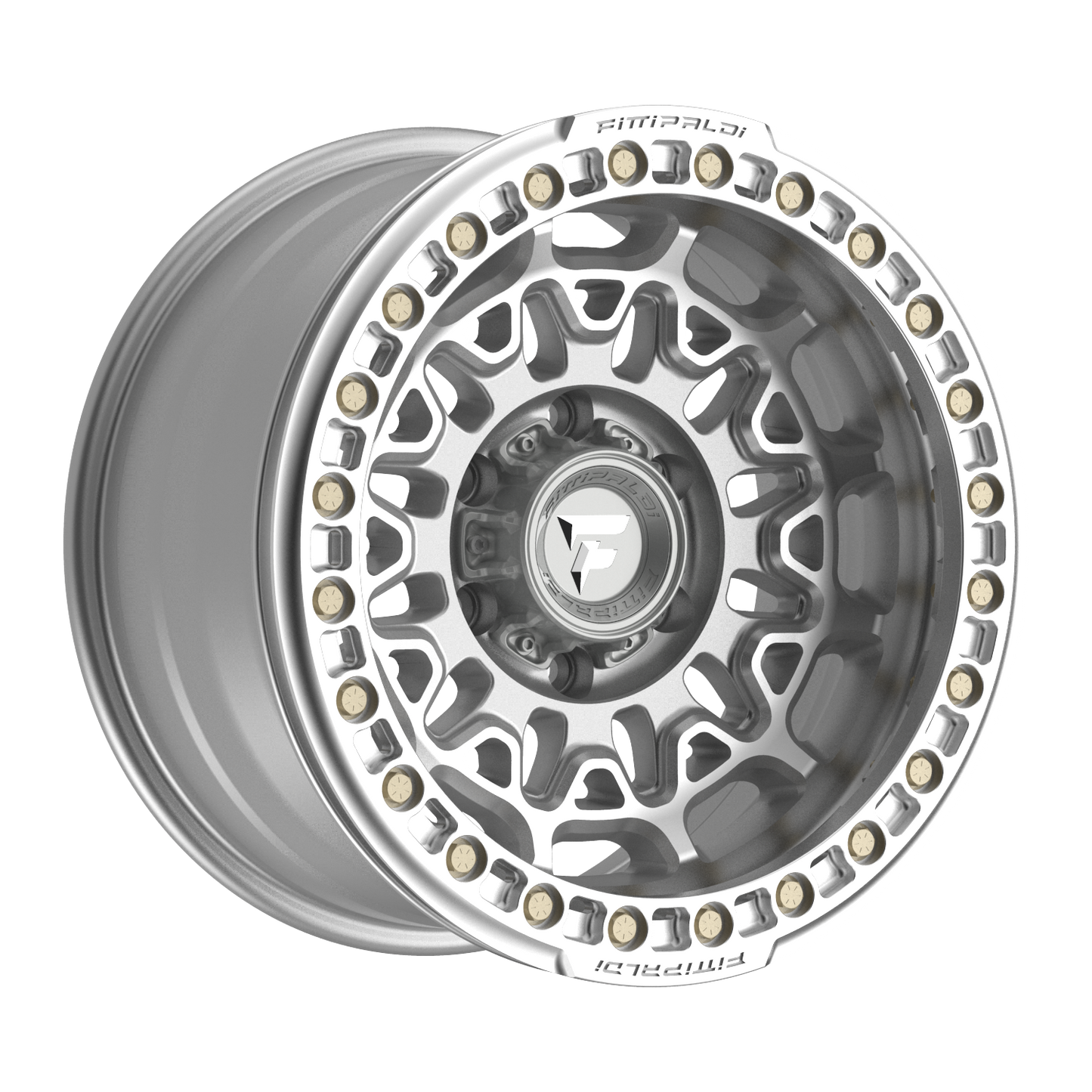 FITTIPALDI FB150M 17X9, PCD 6X5.50, ET -15, CB 106.2-MACHINED SILVER