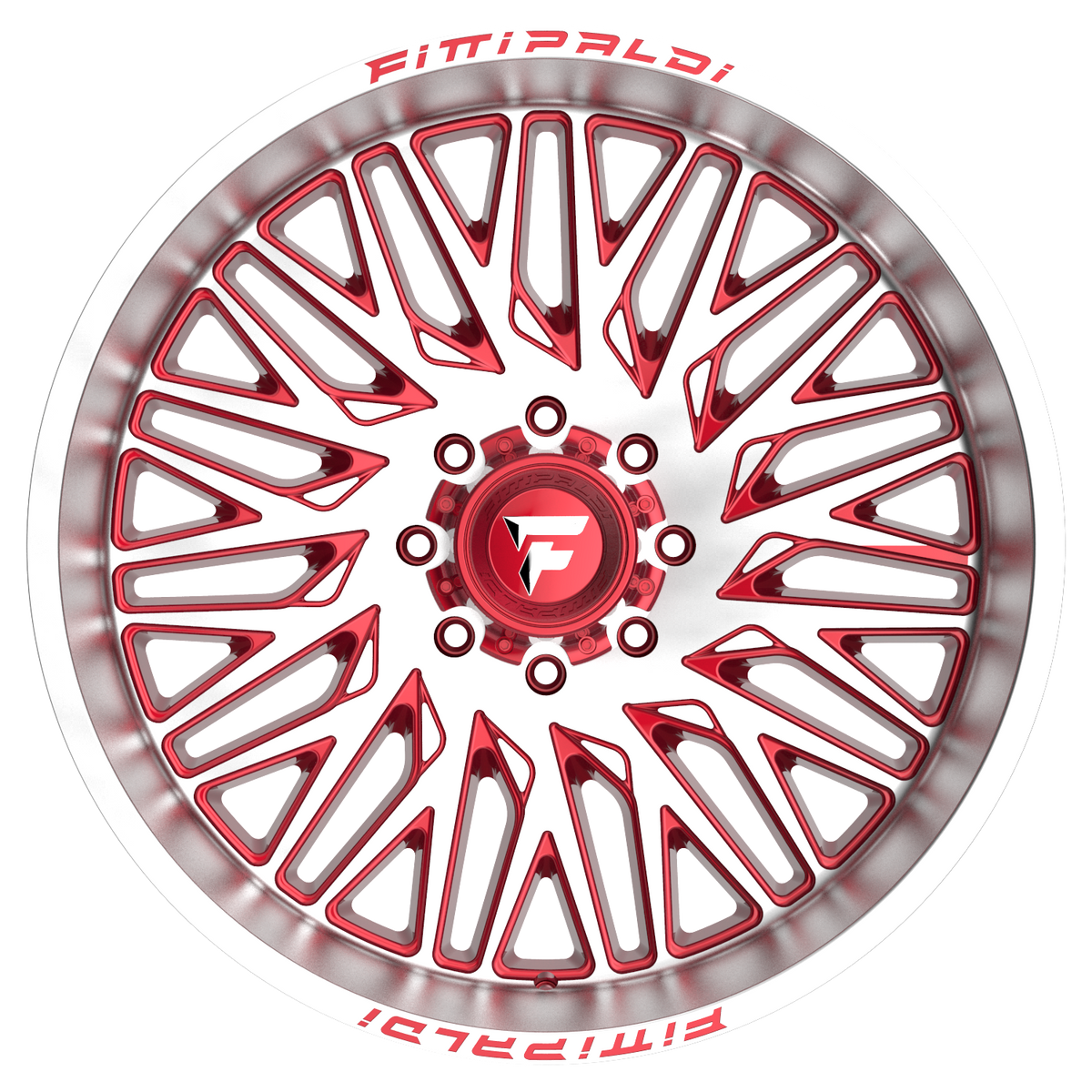 FITTIPALDI OFFROAD FA07MR 26X12, PCD 8X6.50, ET -44, CB 125.2-GLOSS RED MACHINED