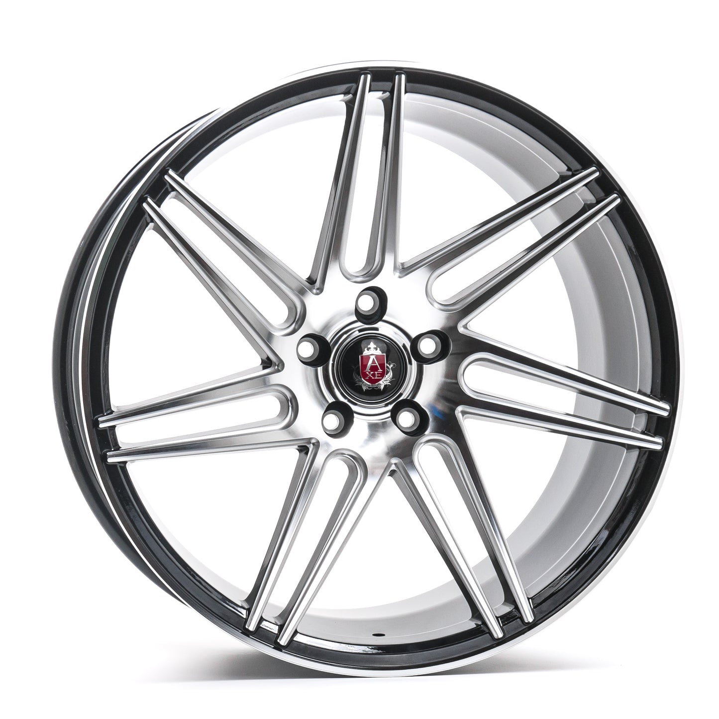 AXE EX31 20X9 35 5X114 BLACK AND POLISHED FACE