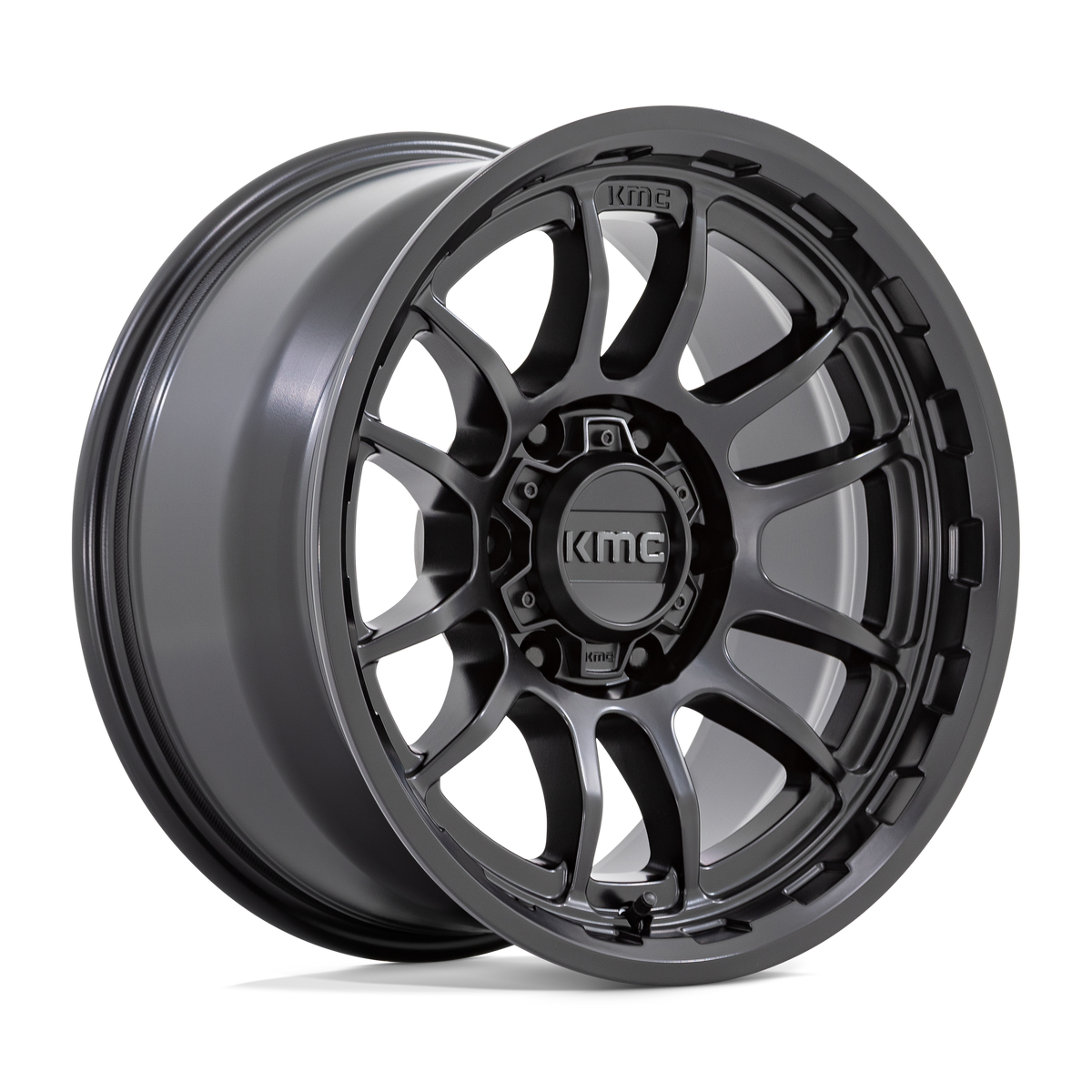 KMC KM727 WRATH 17X8.5 -10 6X139.7/6X5.5 SATIN BLACK