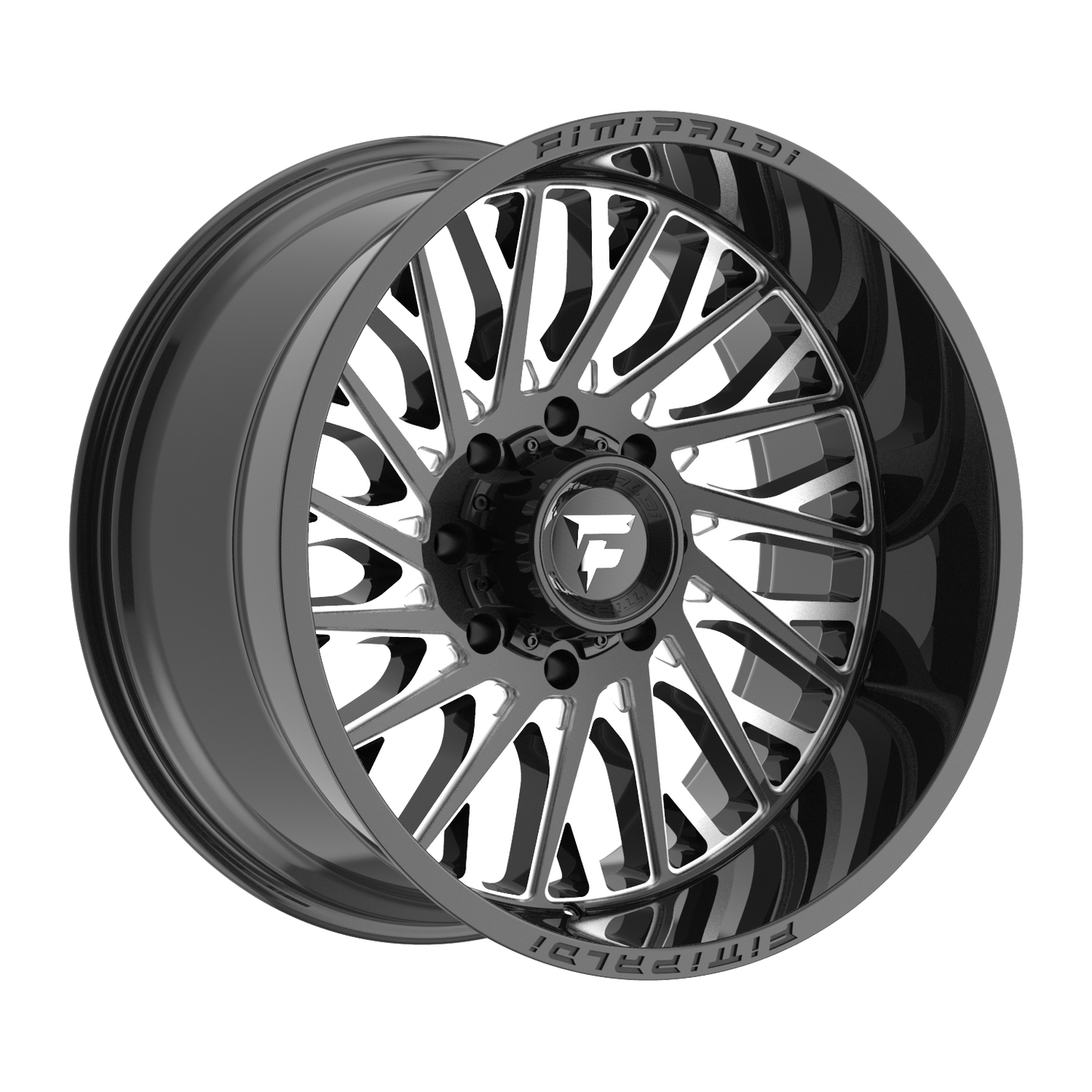 FITTIPALDI OFFROAD FA08BM 22X12, PCD 8X170, ET -44, CB 125.2-GLOSS BLACK MILLED