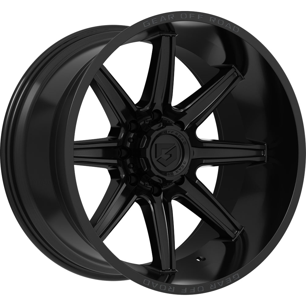 Gear Off Road 765B 20X9 +18 8X6.50 Black