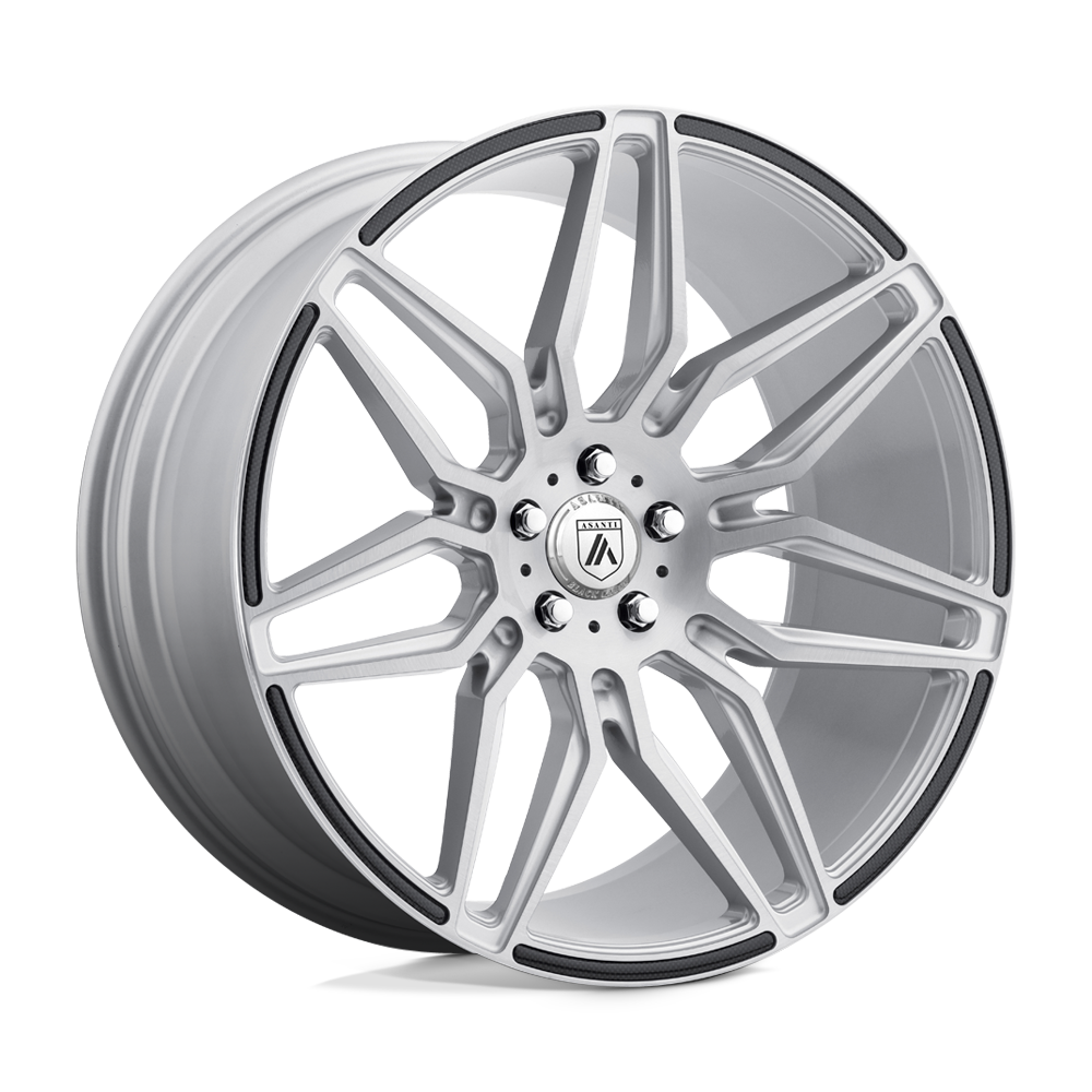 Asanti Black ABL-11 SIRIUS 22X10.5 25 BLANK/BLANK Brushed Silver Carbon Fiber Insert