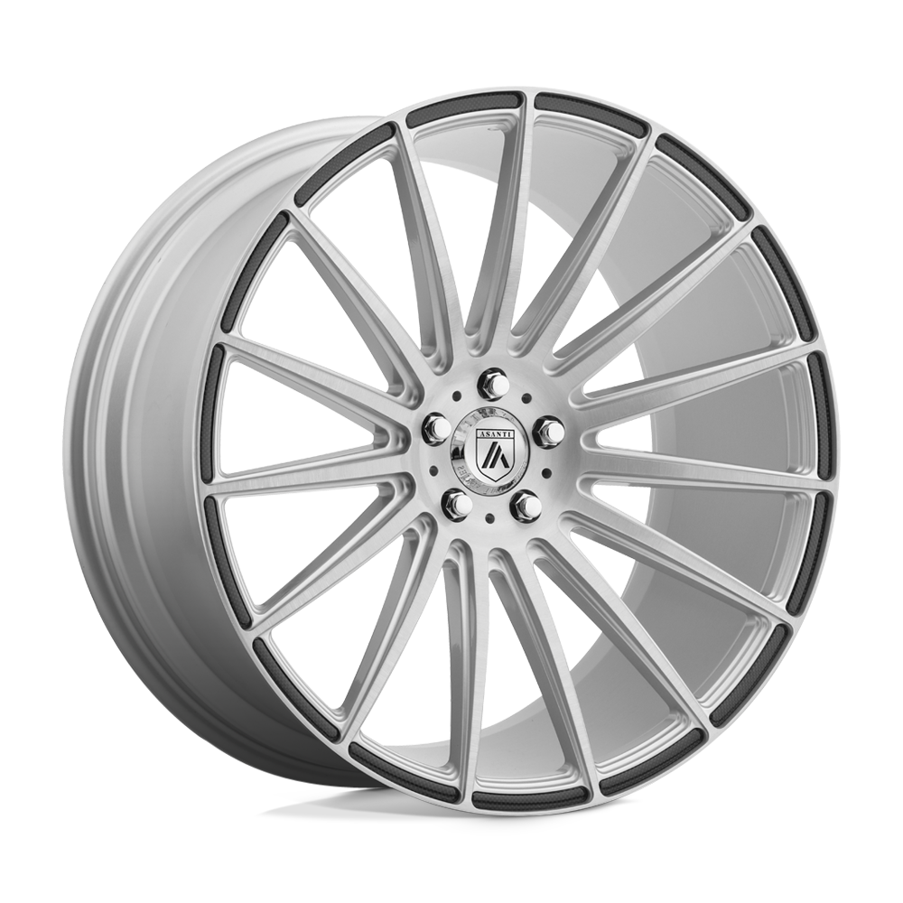 Asanti Black ABL-14 POLARIS 20x9 35 5X120/5X4.72 Brushed Silver Carbon Fiber Insert