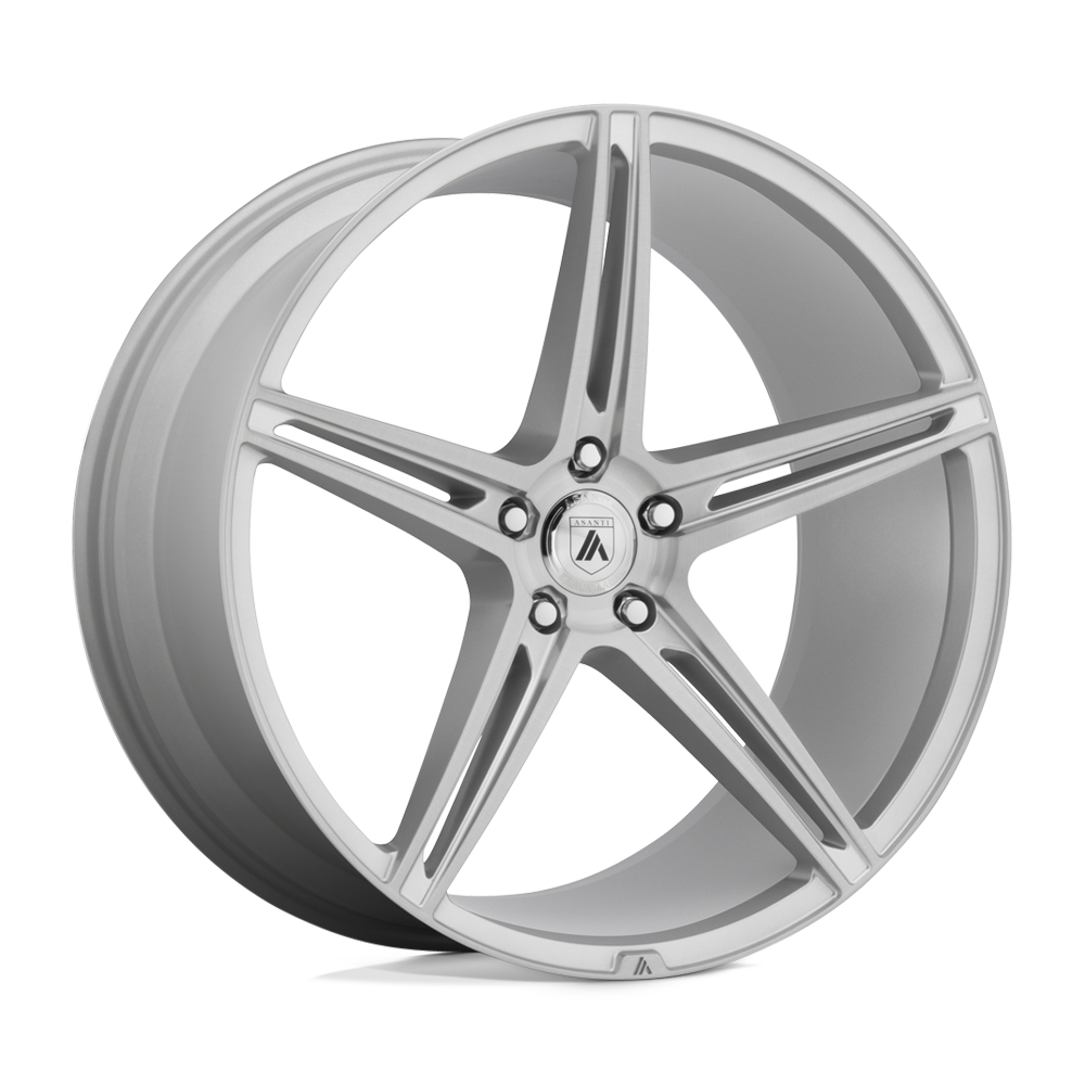 Asanti Black ABL-22 ALPHA 5 22x10.5 35 5X120/5X4.72 Brushed Silver