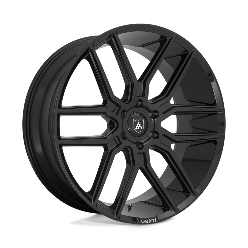Asanti Black ABL-28 BARON 24x10 30 6x139.7/6x5.5 Gloss Black