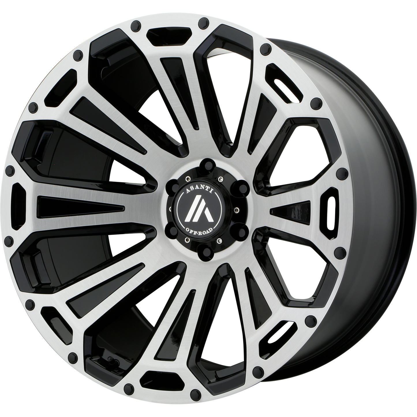Asanti Off Road AB813 CLEAVER 22X12 -40 6X135/6X5.3 Black-Brushed