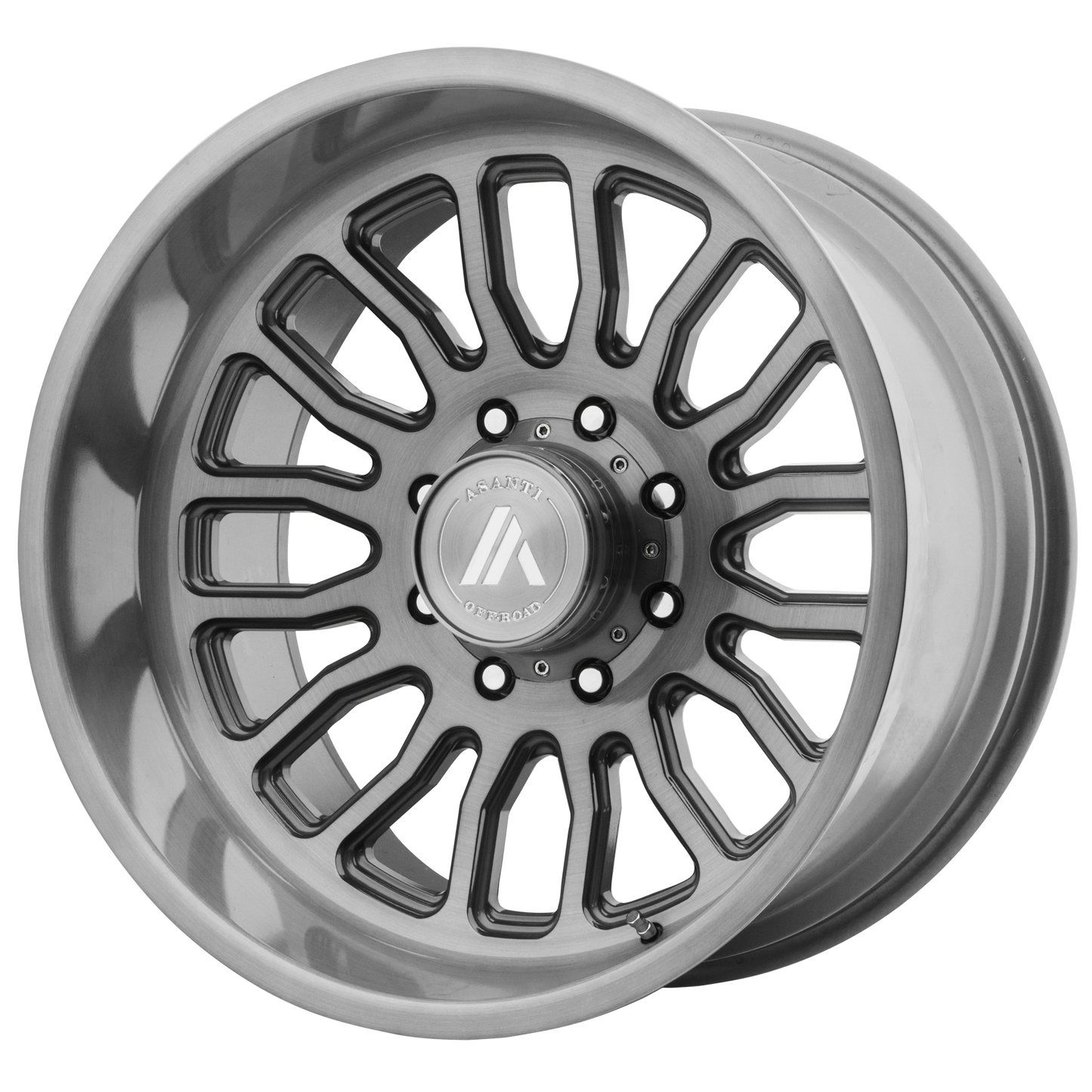 Asanti Off Road AB815 WORKHORSE 22X12 -40 6X135/6X5.3 Titanium-Brushed