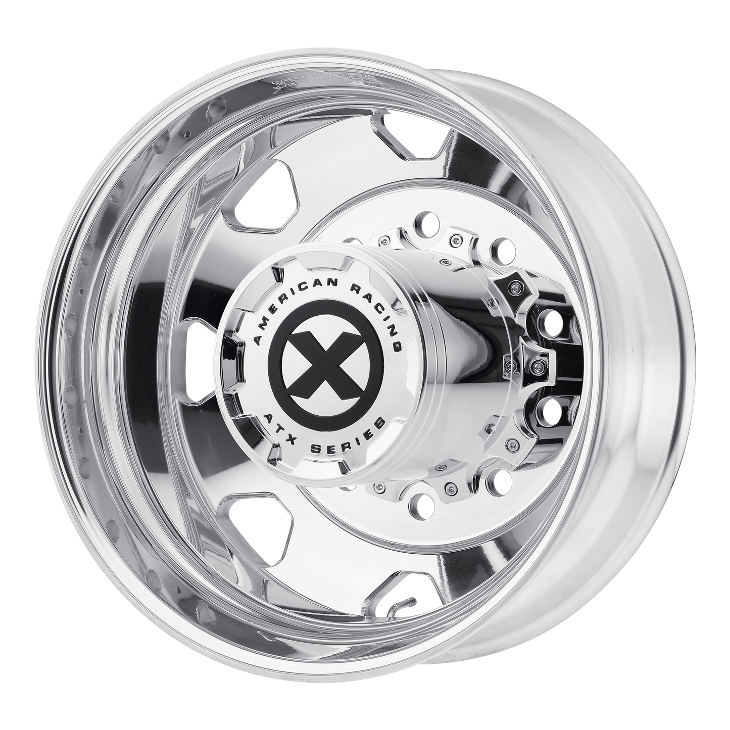 ATX AO401 OCTANE 22.5X8.25 -168 10X285.75/10X11.25 Polished - Rear