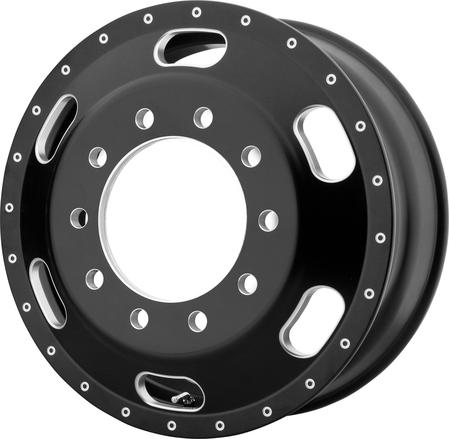 ATX AO402 INDY 22.5X8.25 145 10X285.75/10X11.25 Satin Black Milled - Inner
