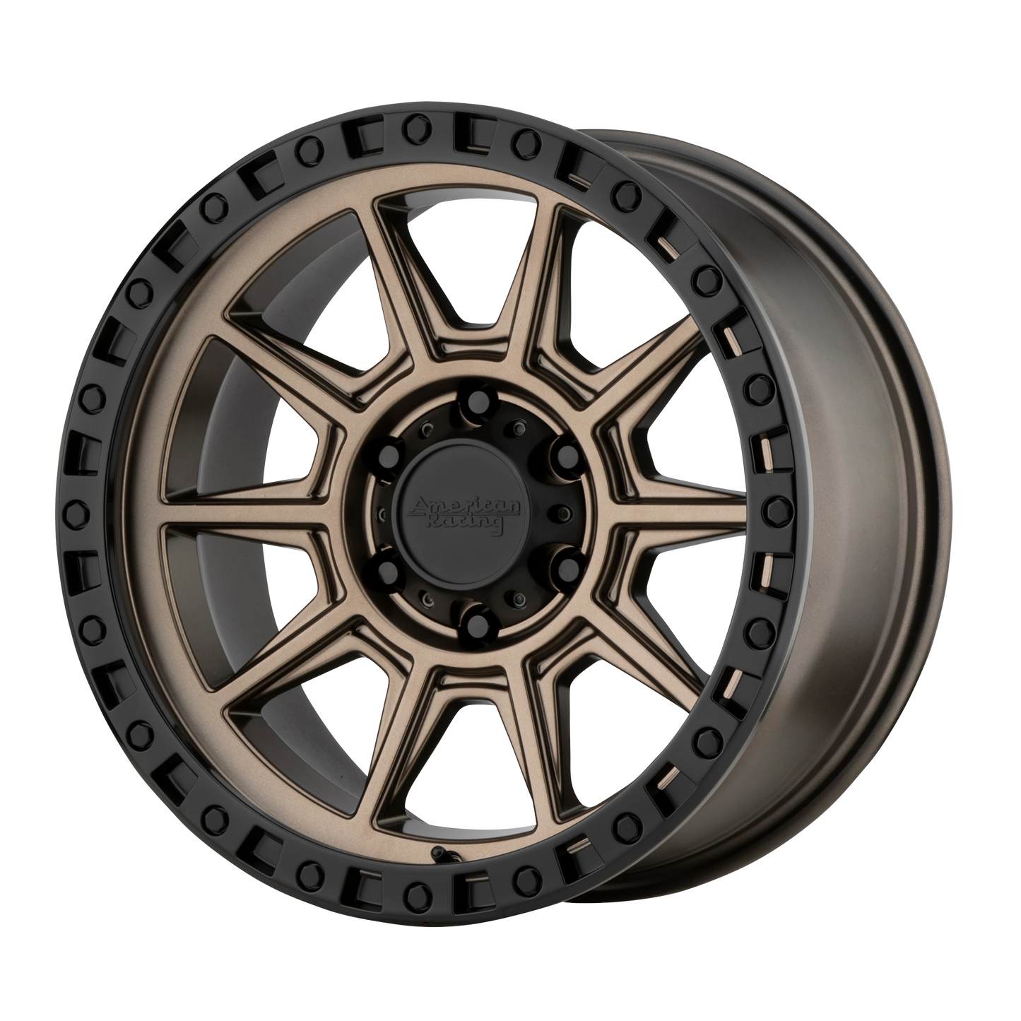 American Racing AR202 18X9 0 5X127/5X5.0 Matte Bronze Black Lip