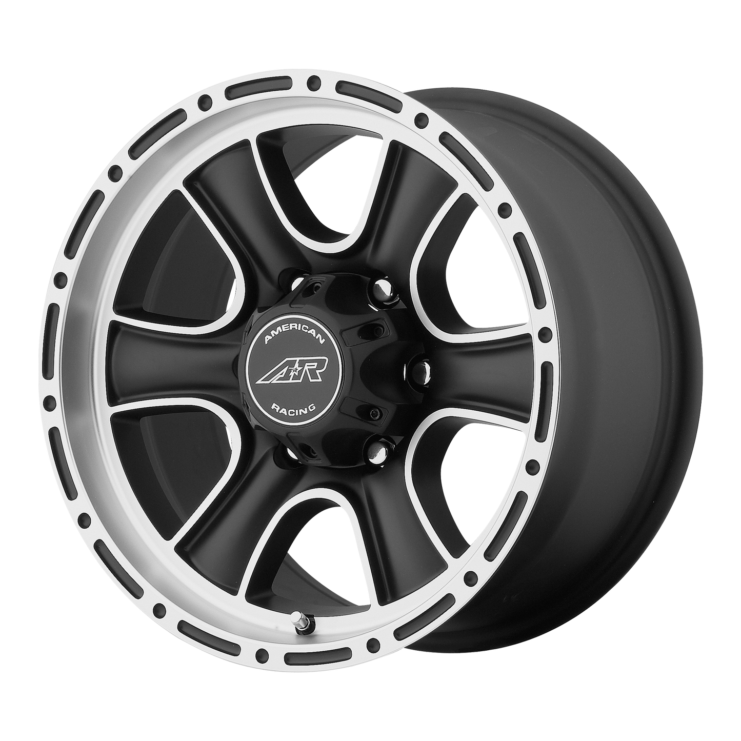 American Racing AR902 15X9 -24 5X139.7/5X5.5 Satin Black Machined