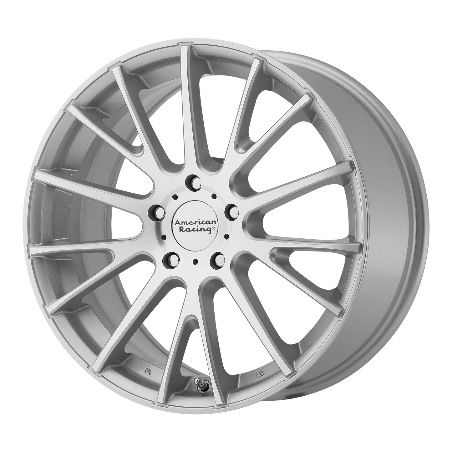 American Racing AR904 16X7 40 5X114.3/5X4.5 Bright Silver Machined Face
