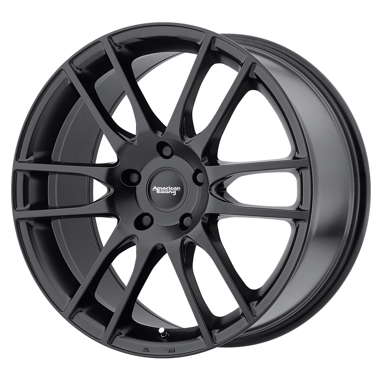 American Racing AR937 PIVOT 20X8.5 35 5X108/5X4.25 Satin Black