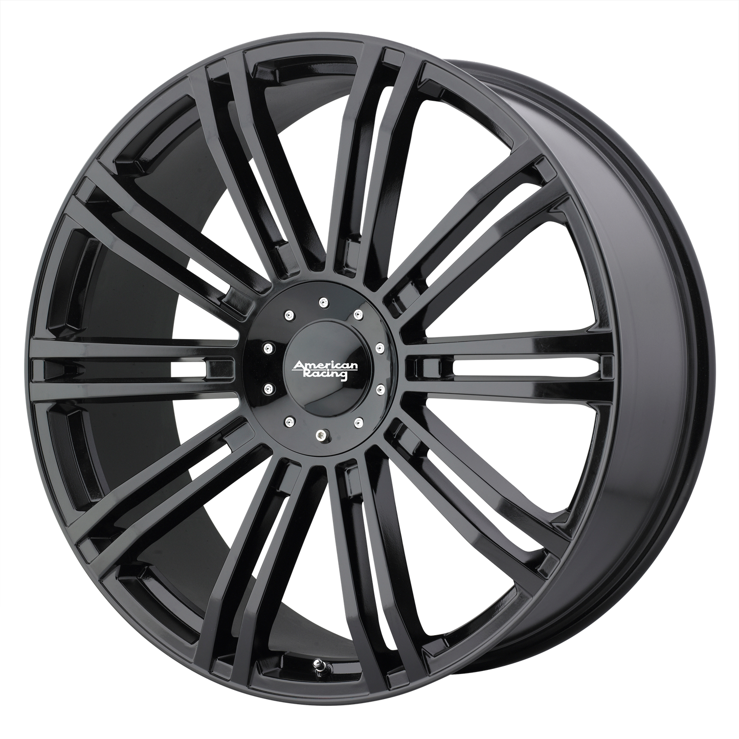 American Racing AR939 D2 22X9.5 35 BLANK/BLANK Gloss Black