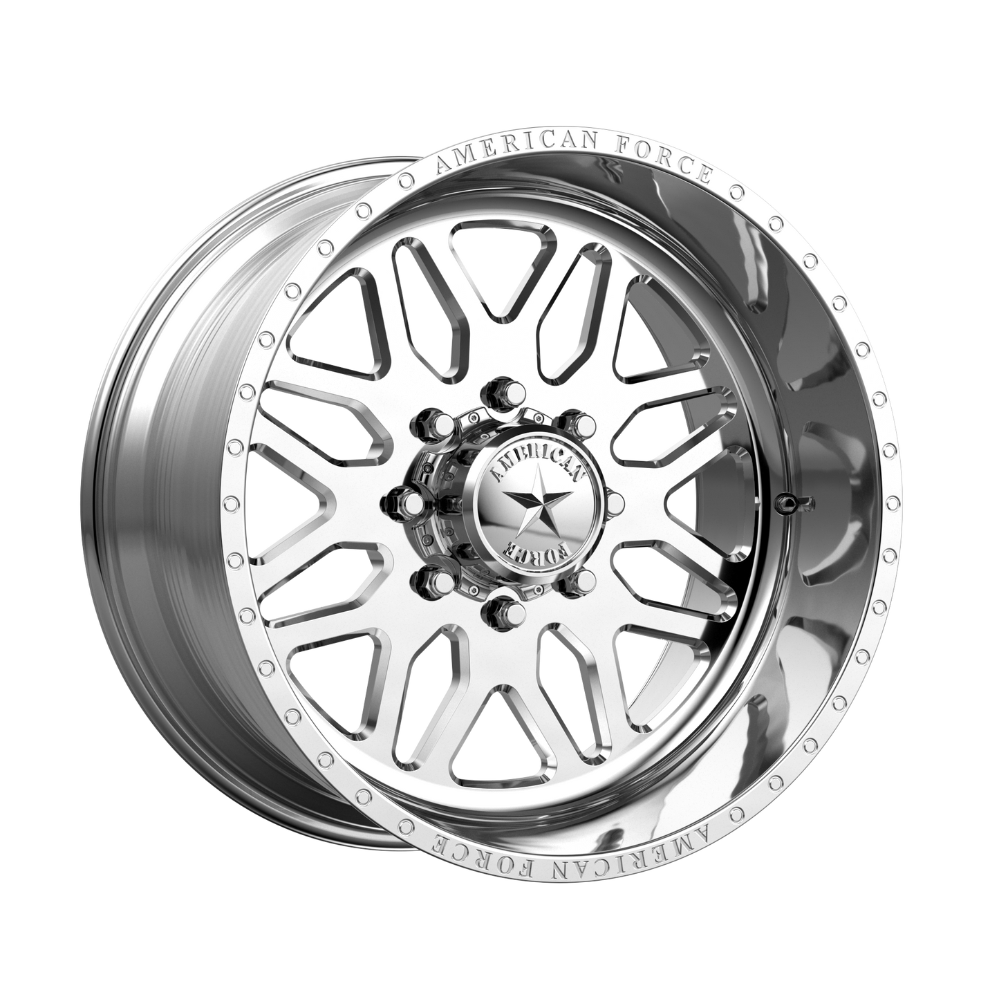 AMERICAN FORCE TRAX SS 22x10 6x139.70 POLISHED (25 mm)