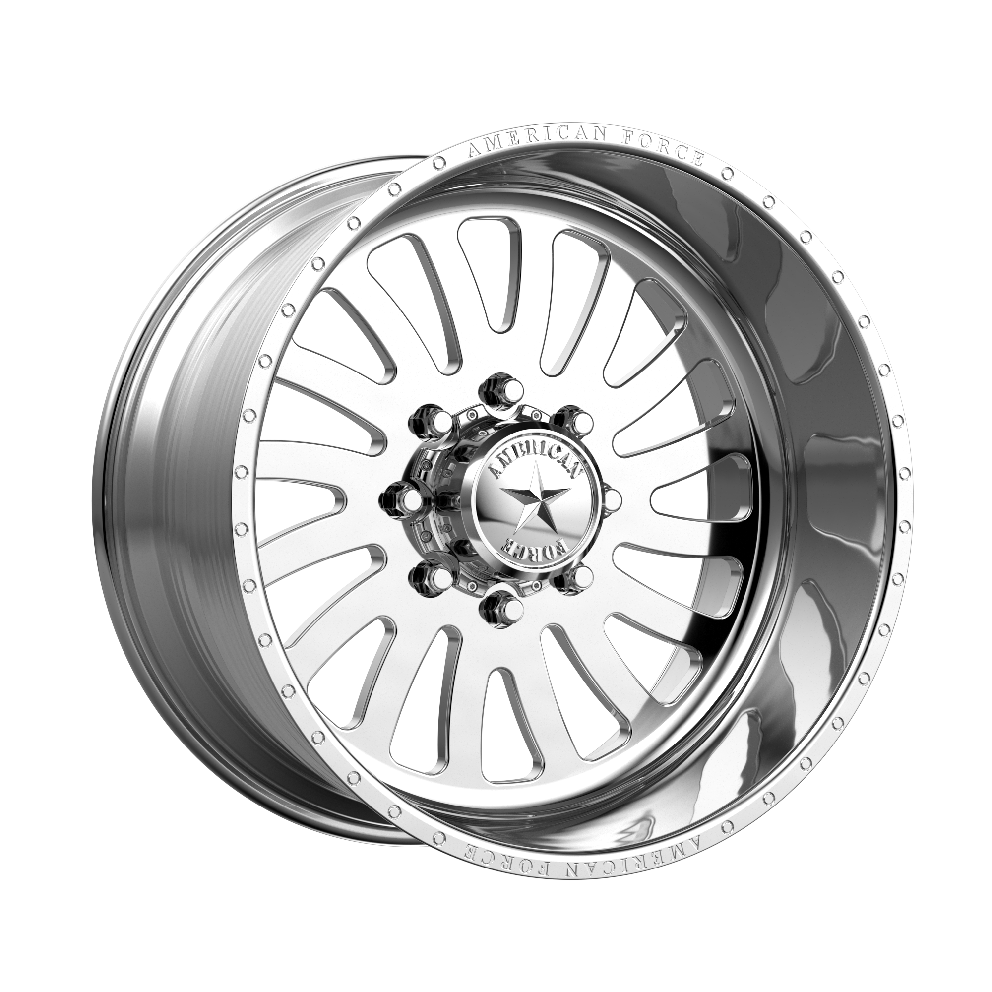 American Force AFW 74 OCTANE SS 22x12 -40 6x139.7/6x5.5 Polished