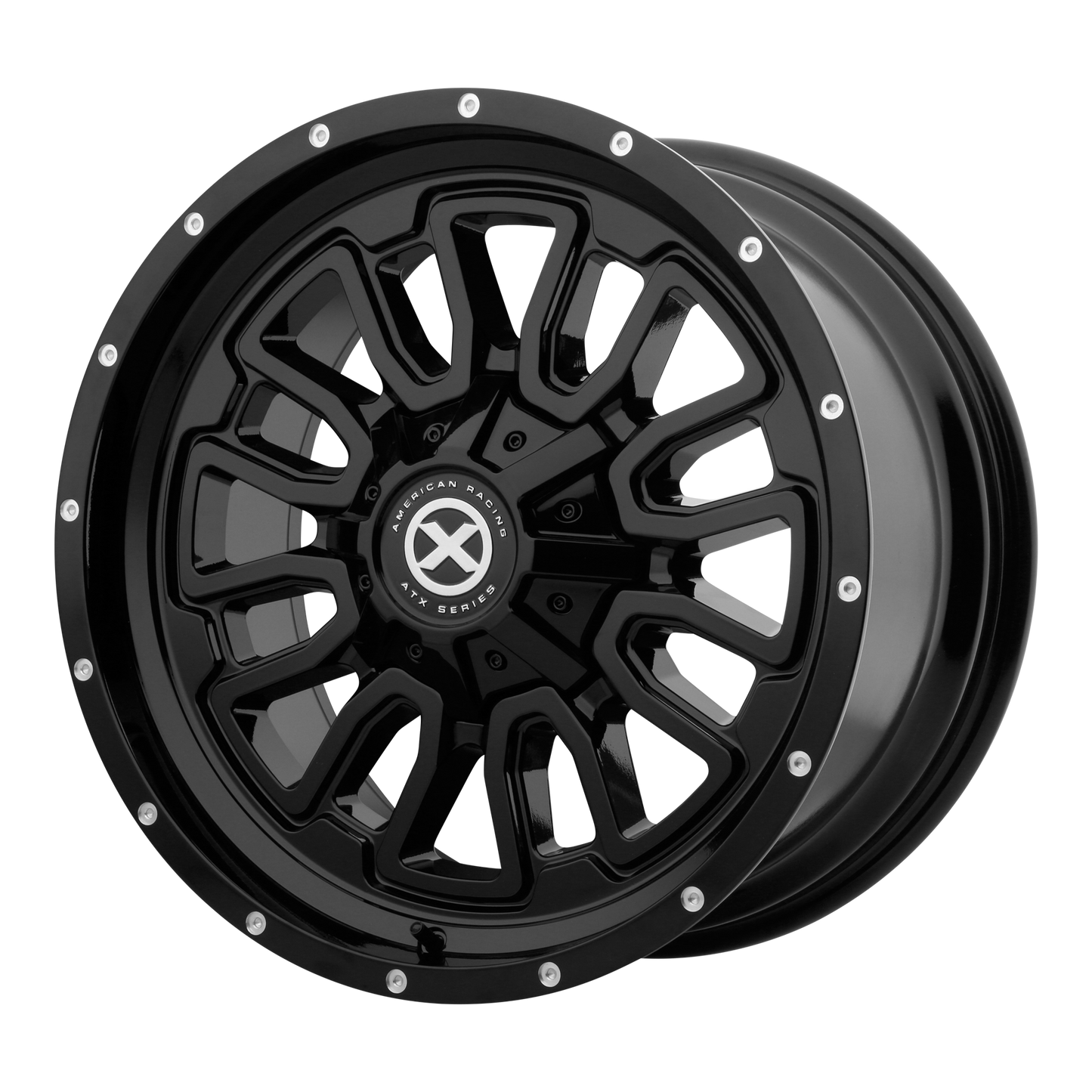 ATX Series AX203 20X9 0 6X135/6X5.3/6X139.7/6X5.5 Gloss Black