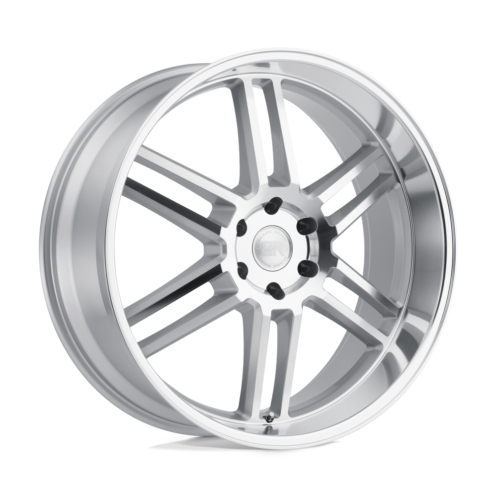 Black Rhino KATAVI 22X10 30 5X114.3/5X4.5 SILVER W/ MIRROR-CUT FACE