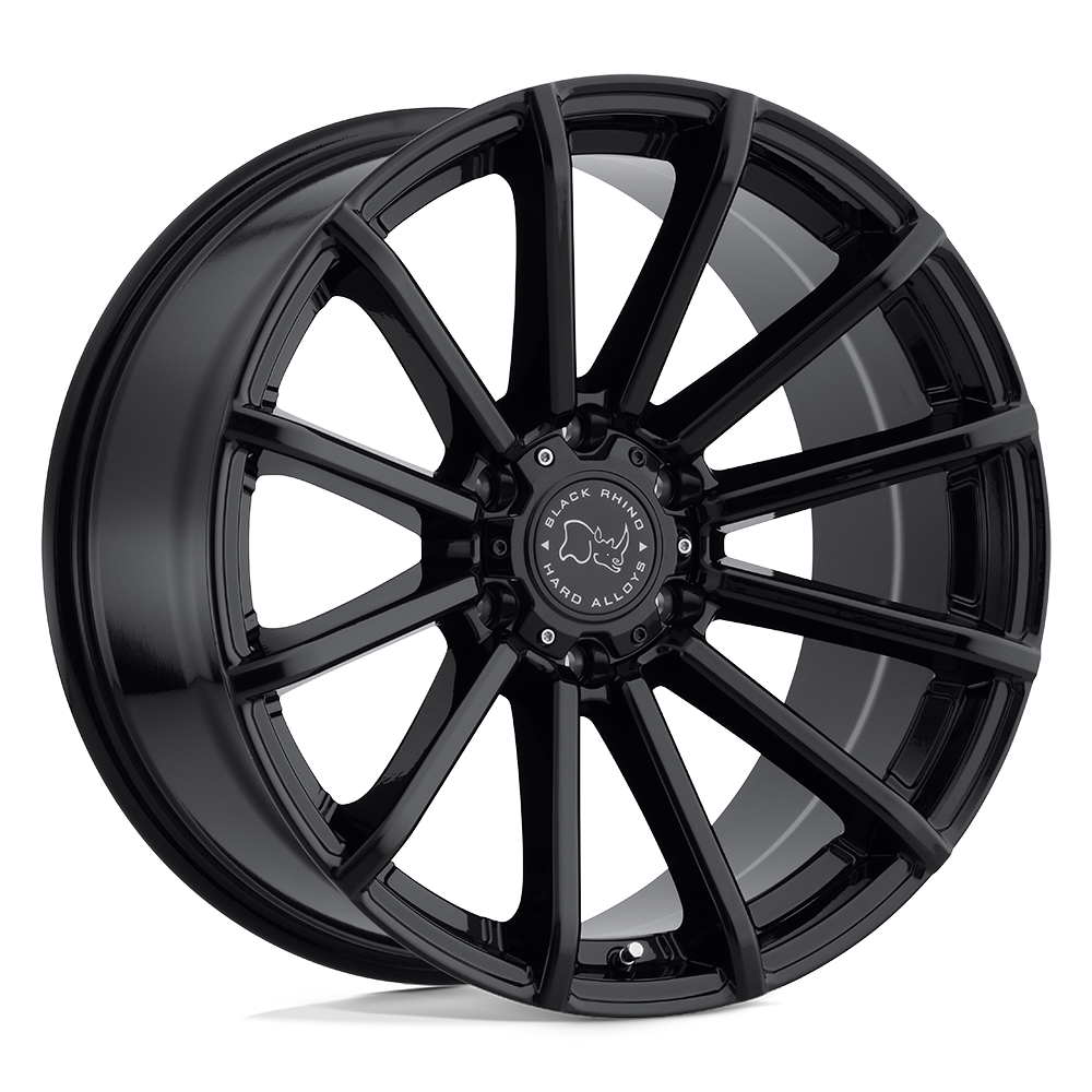 Black Rhino ROTORUA 20X9.5 12 6X135/6X5.3 GLOSS BLACK