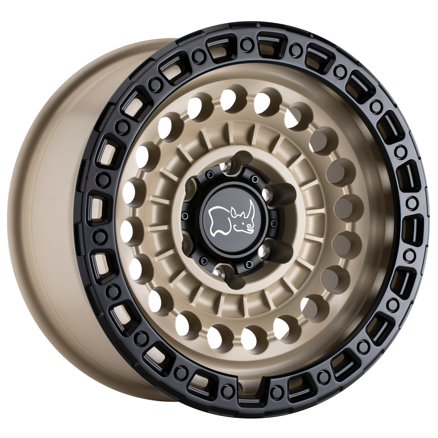 Black Rhino SENTINEL 17X8.5 -10 6X135/6X5.3 DESERT SAND W/ BLACK RING