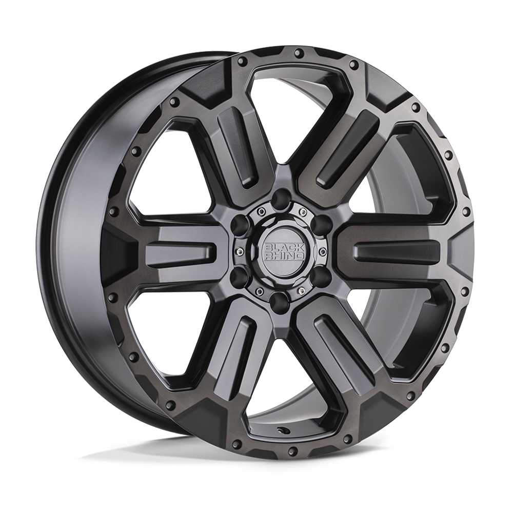 Black Rhino WANAKA 20X9 35 6X114.3/6X4.5 MATTE GUNMETAL W/ BRUSHED FACE & GUNMETAL TINT