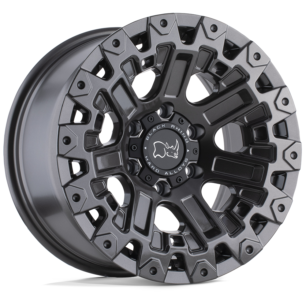 Black Rhino OZARK 17X9.5 -18 6X139.7/6X5.5 GLOSS GUNMETAL