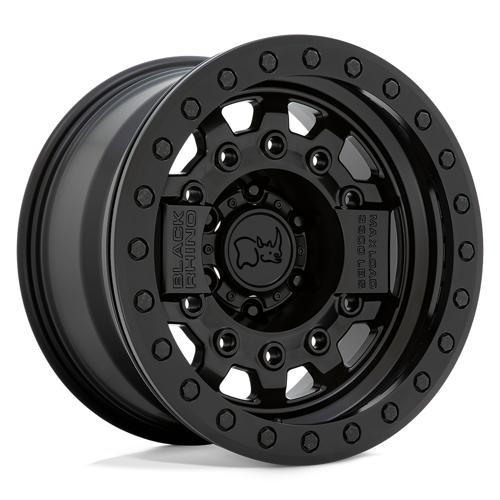 Black Rhino AVENGER BEADLOCK 17X8.5 0 6X139.7/6X5.5 MATTE BLACK W/ BLACK HARDWARE