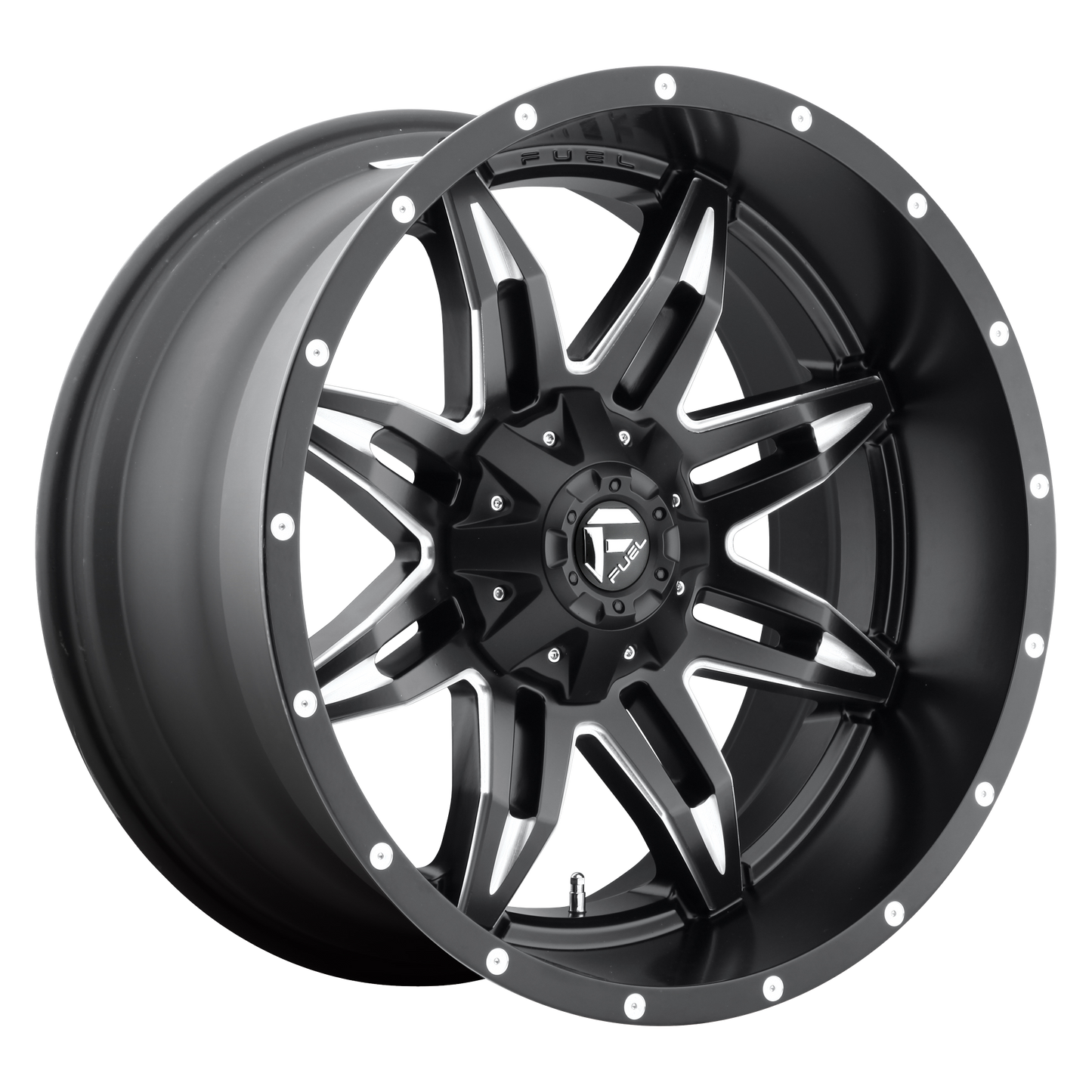 Fuel UTV D567 LETHAL 15x7 13 4x156/4x156 MATTE BLACK MILLED
